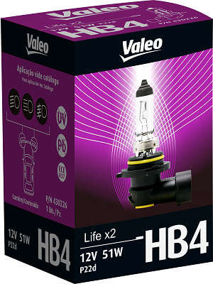 LÂMPADA 12V - HB4 - LIFE X 2